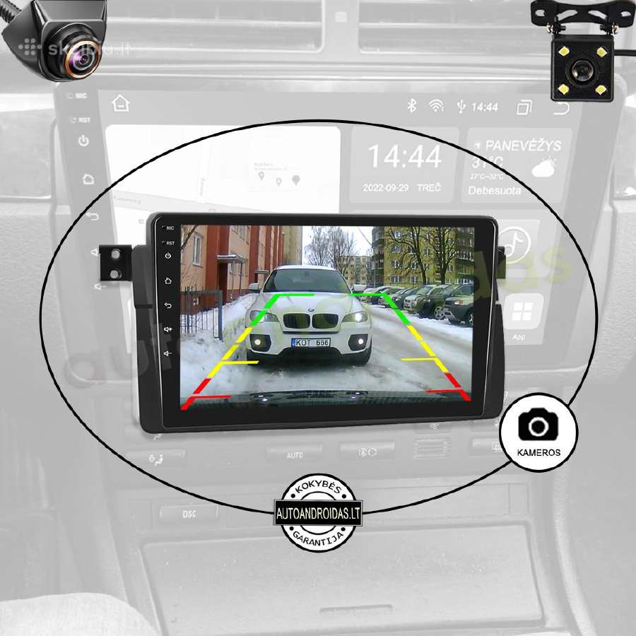 Bmw 3 E46 1998-06 Android multimedia Usb/GPS/WiFi - nuotraukos Nr. 7