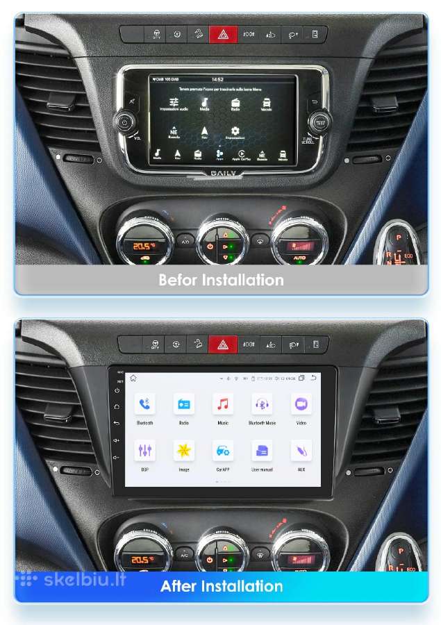 Parduodu Iveco Daily 2013-2021 android multimedija - nuotraukos Nr. 3