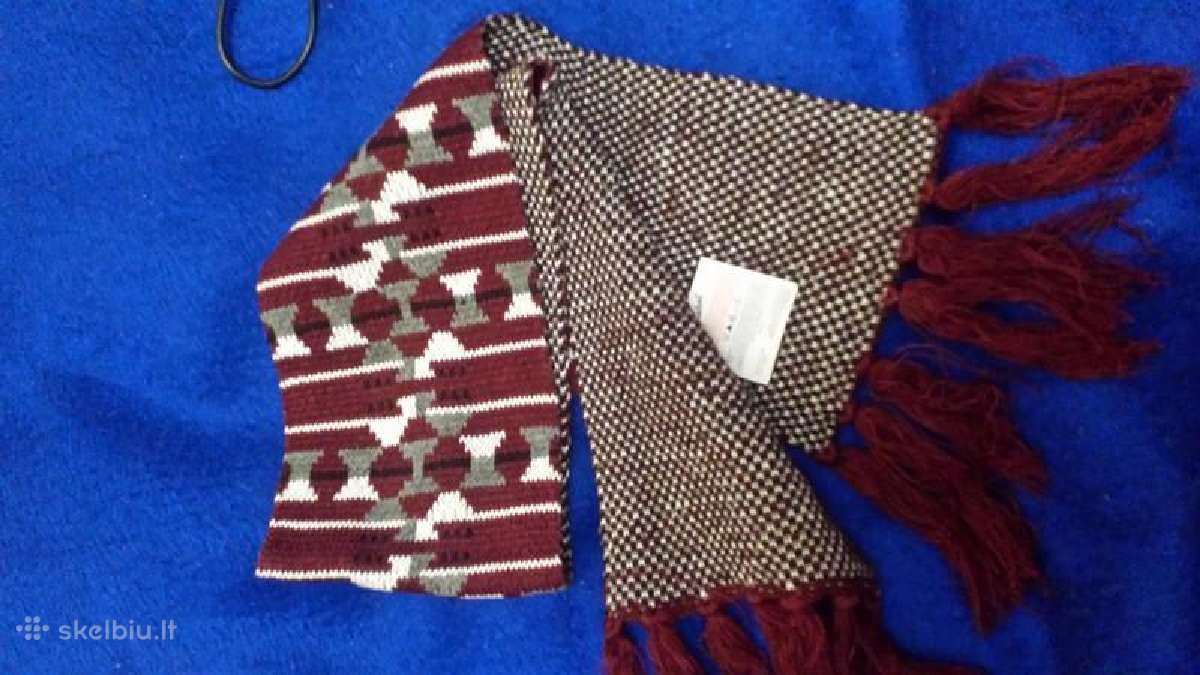 Moteriskas/vyriskas salikas.bordo spalvos. - nuotraukos Nr. 9