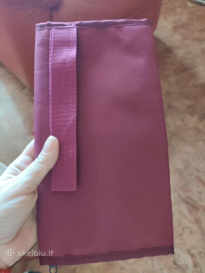 Delninė bordo spalvos medžiaginė 24,5/12,5 cm - nuotraukos Nr. 5