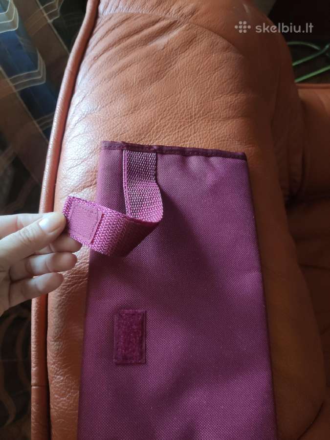 Delninė bordo spalvos medžiaginė 24,5/12,5 cm - nuotraukos Nr. 6