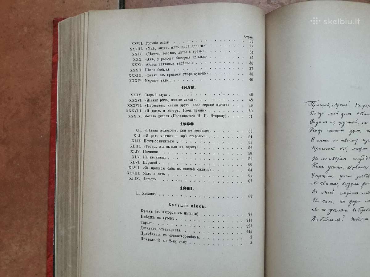 Sočinenija Nikitina 1895 - 1896 metai. Du tomai - nuotraukos Nr. 10