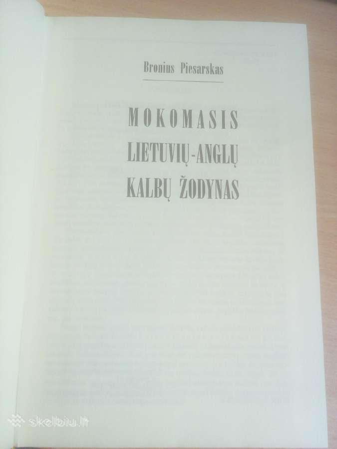 Lietuvių-anglų kalbų žodynas - nuotraukos Nr. 2