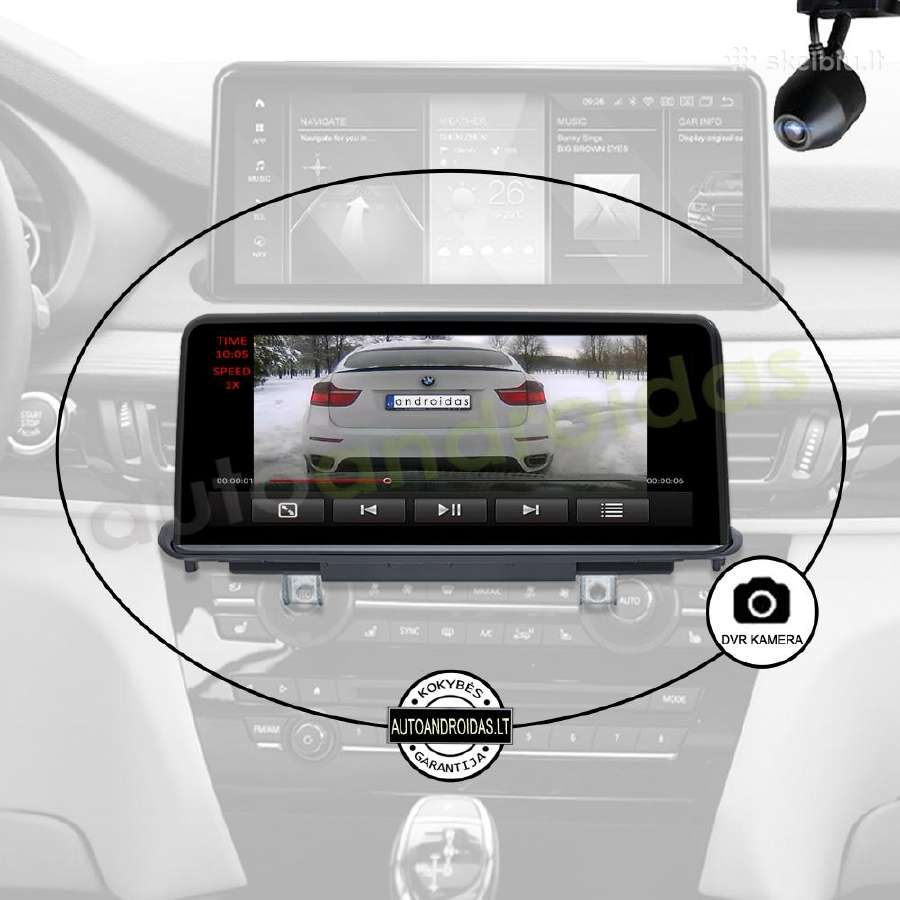 Bmw X5 F15 X6 F16 2014-18 Android multimedija WiFi - nuotraukos Nr. 8