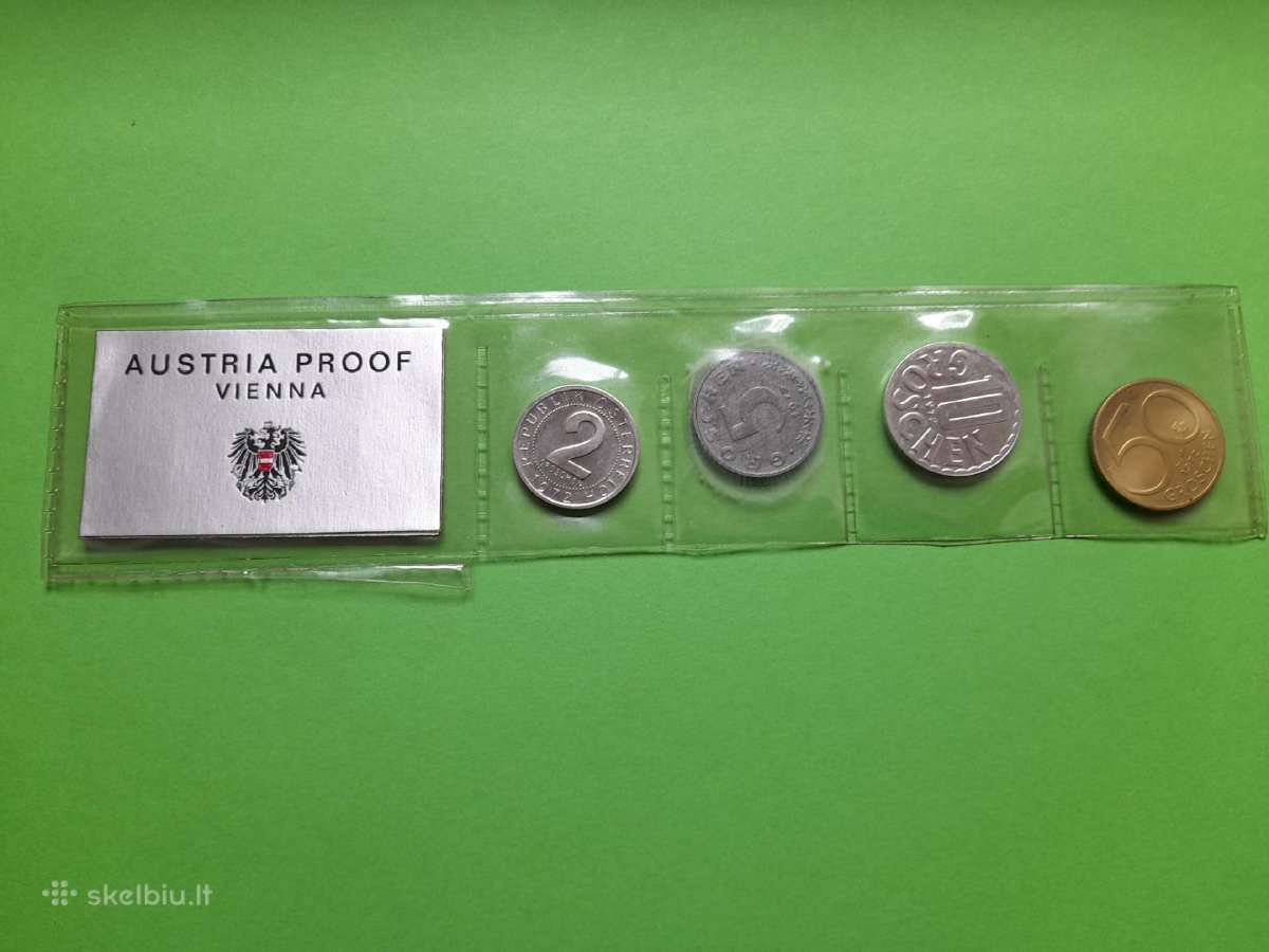 Austrija ,. monetu rinkinukas