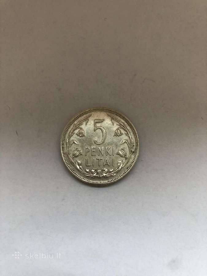 Moneta 5 litai 1925m