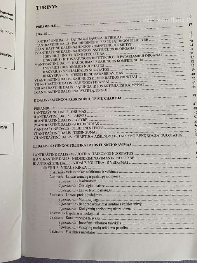 Parduodama knyga Sutartis dėl Konstitucijos Europa - nuotraukos Nr. 3
