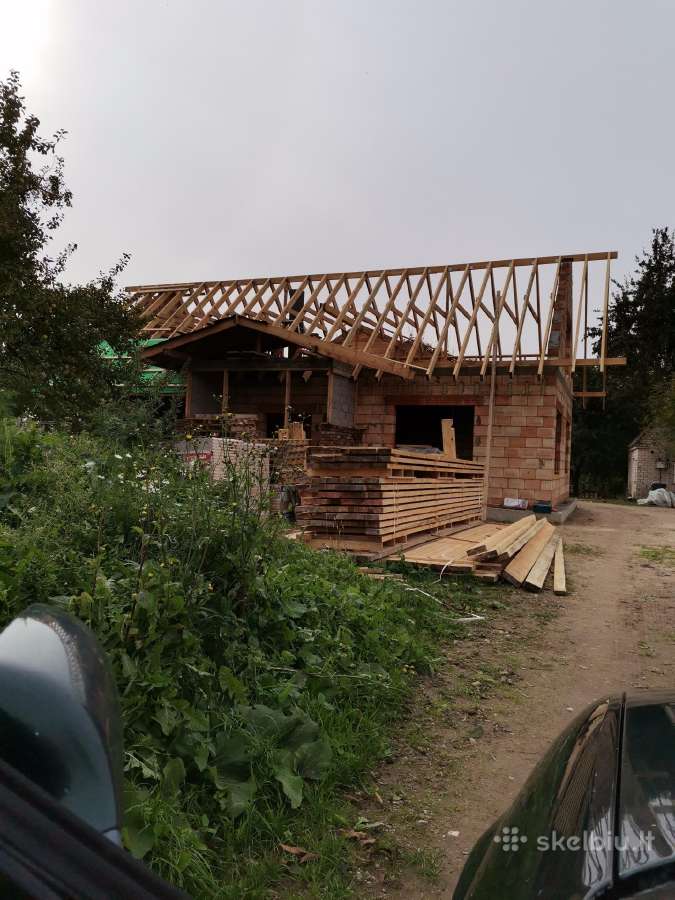 Stogu dengimas,karkasiniai namai,skardinimas - nuotraukos Nr. 29