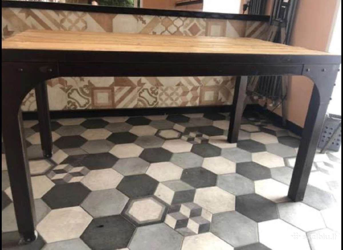 Komoda credenza ir 2 stalai is italijos - nuotraukos Nr. 9