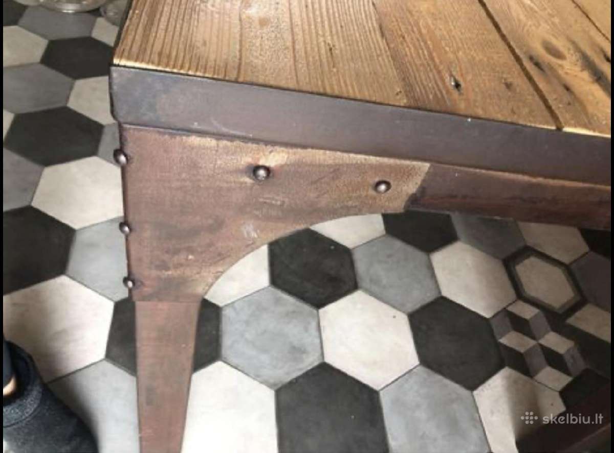 Komoda credenza ir 2 stalai is italijos - nuotraukos Nr. 14