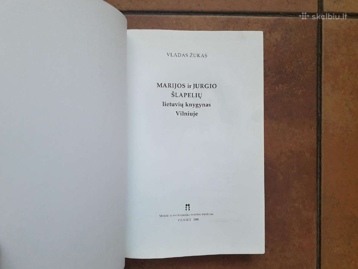 V. Žukas "M. ir J. Šlapelių knygynas Vilniuje" - nuotraukos Nr. 2