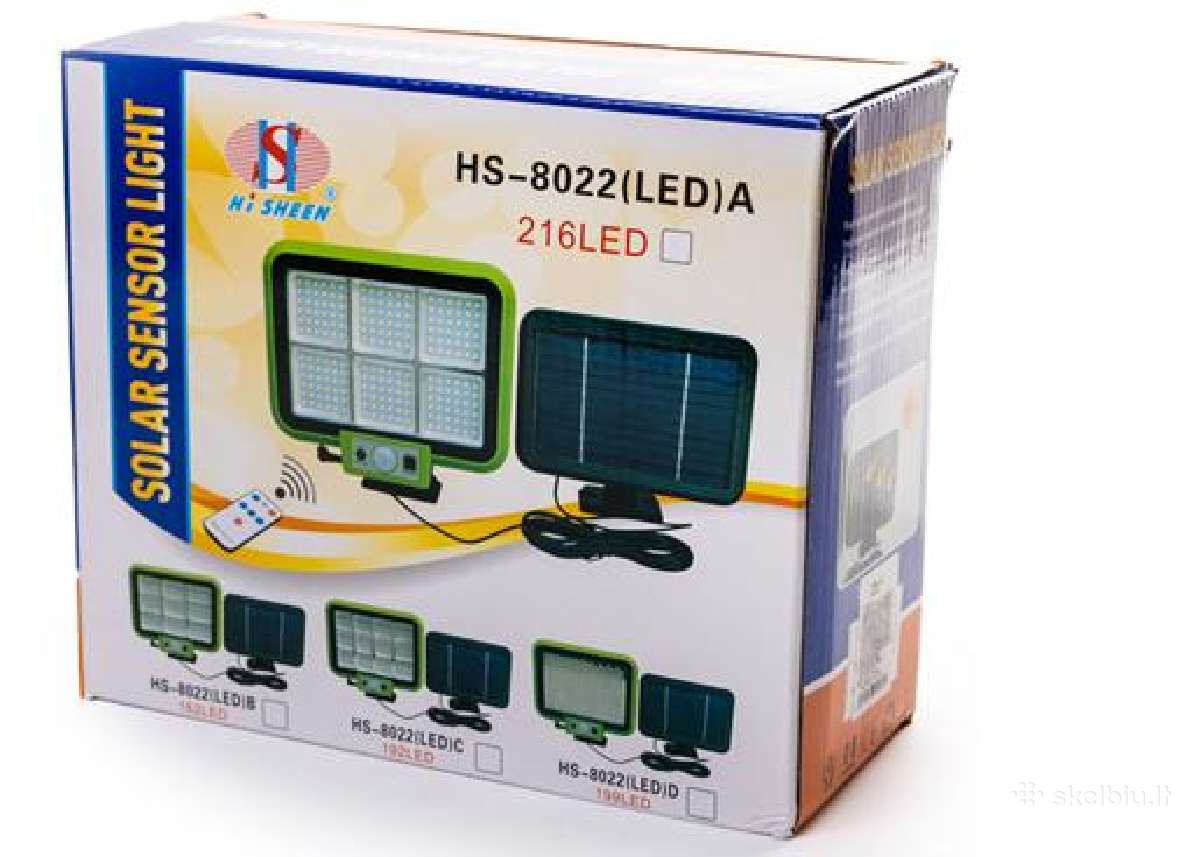 Hs-8022 LED Šviestuvas Su 216 LED Lemučių
