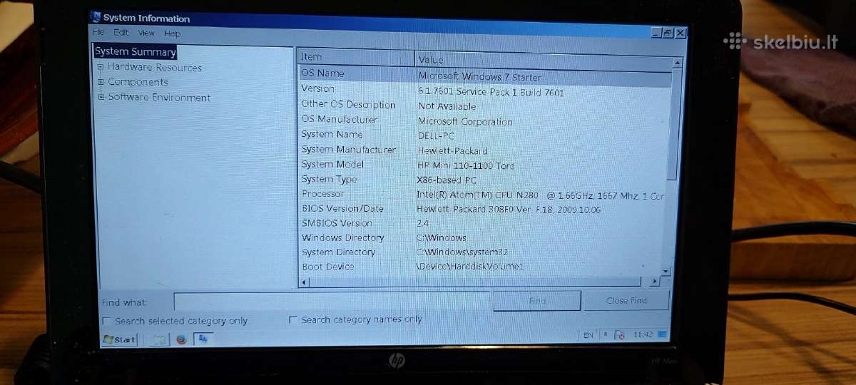 Hp mini 110 netbook - nuotraukos Nr. 2