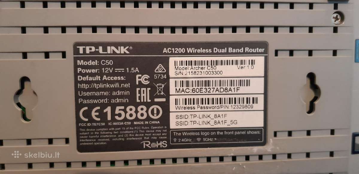 Bevieliai WiFi ir ethernet maršrutizatoriai - nuotraukos Nr. 10