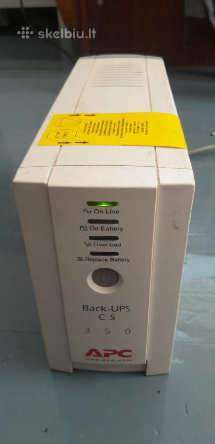 Nepertraukiamo maitinimo blokai Apc Ups 500 - nuotraukos Nr. 12
