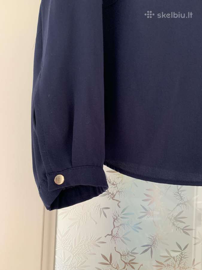 Zara palaidinė M indigo spalvos - nuotraukos Nr. 3