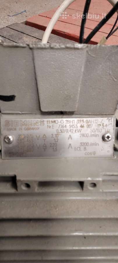Siemens Elmo-g 2bh1393 vakuminis siurblys - nuotraukos Nr. 4