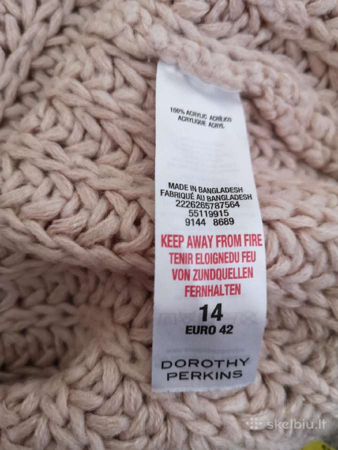 Dorothy Perkins pelenų rožinės megztinis - nuotraukos Nr. 6