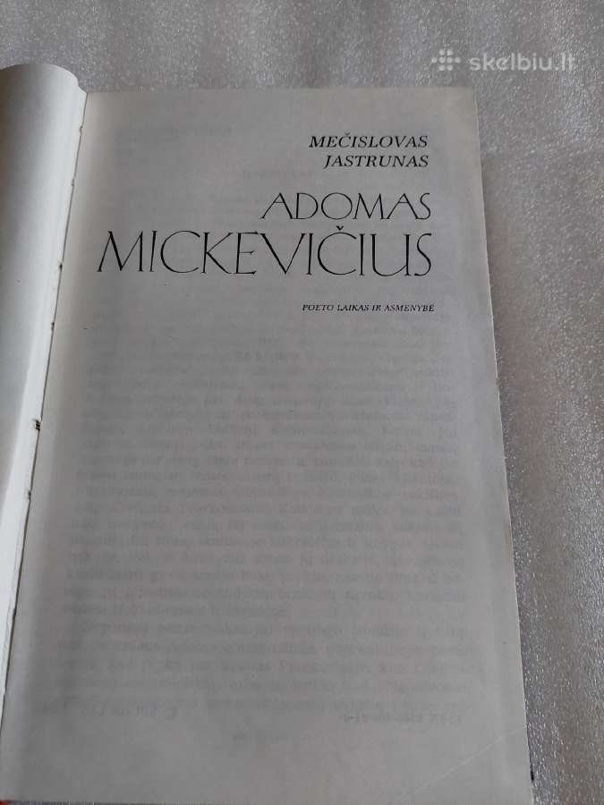 Adomas Mickevičius. Poeto laikas ir asmenybė - nuotraukos Nr. 2