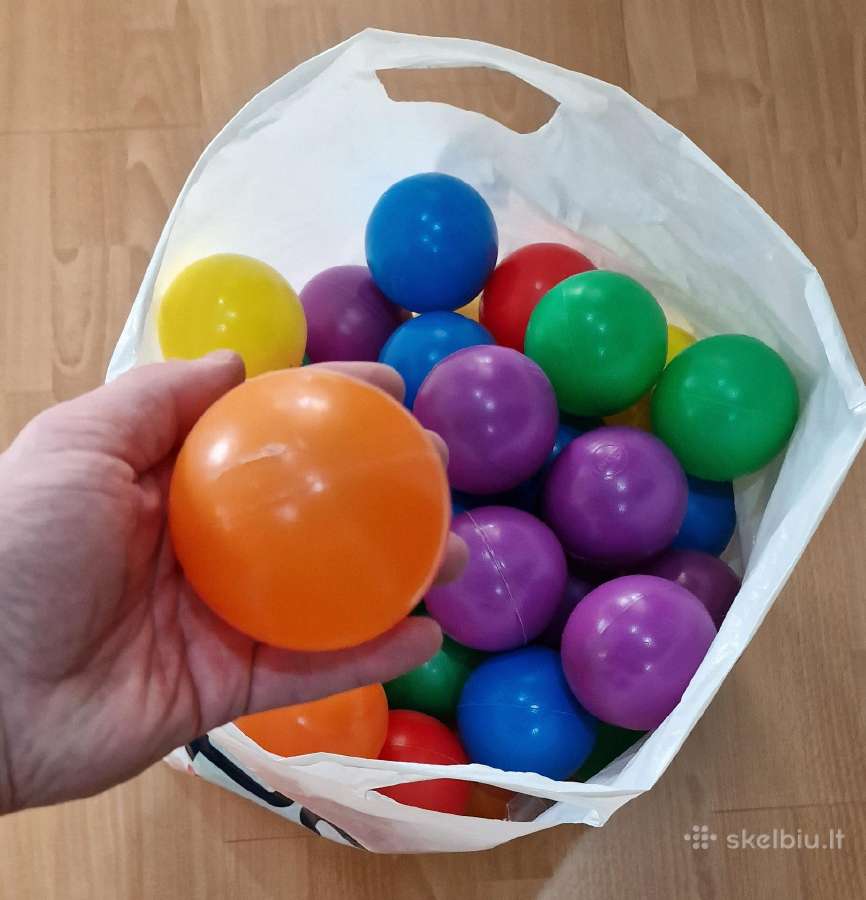 Vaikiški plastikiniai kamuoliukai - nuotraukos Nr. 2