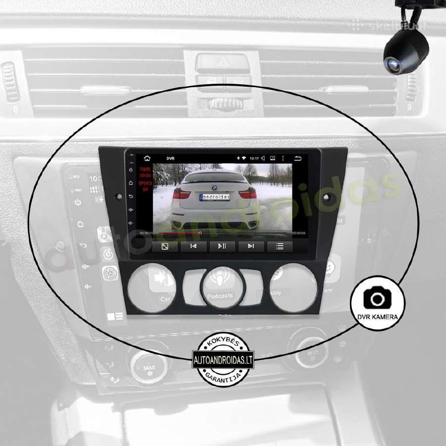 Bmw 3 E90 E91 E92 2004-13 Android multimedia GPS - nuotraukos Nr. 8