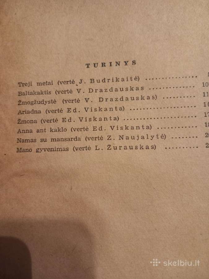Antikvarinė knyga A. Čechovas "Treji metai" - nuotraukos Nr. 5