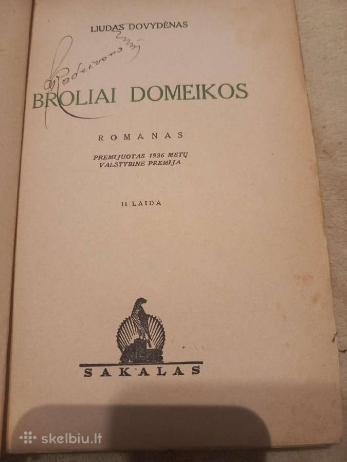 Dvi prieškarinės, antikvarinės knygos - nuotraukos Nr. 7