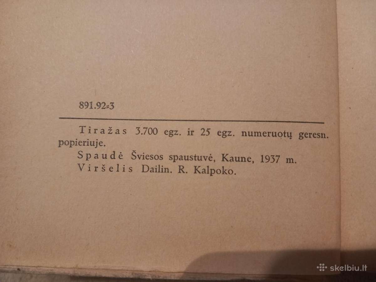 Dvi prieškarinės, antikvarinės knygos - nuotraukos Nr. 8