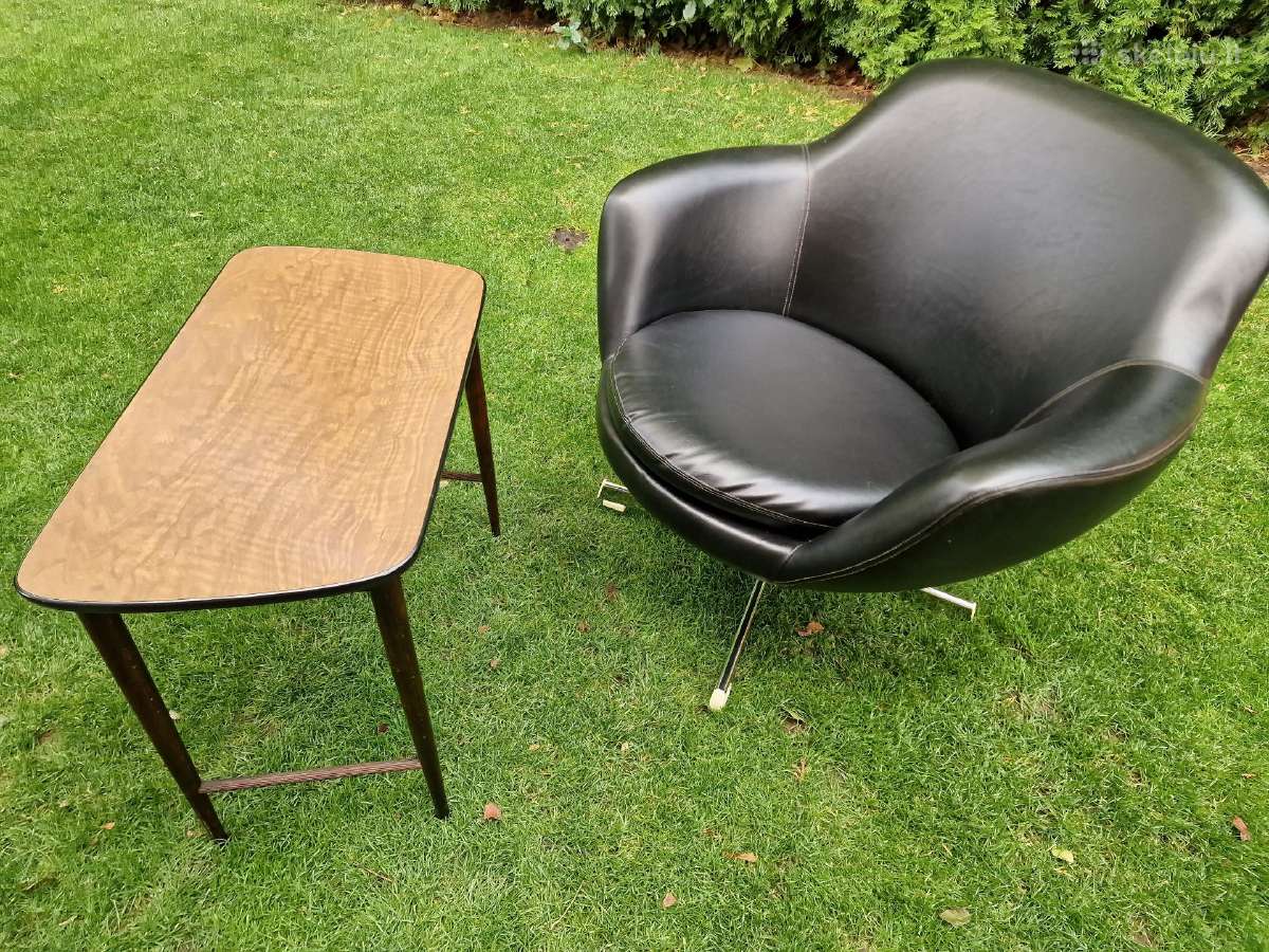 Vintažinis mid century interjerinis staliukas - nuotraukos Nr. 22