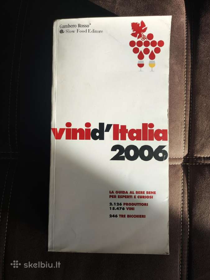 Vini d'italia 2006, Gambero Rosso, slow food edito