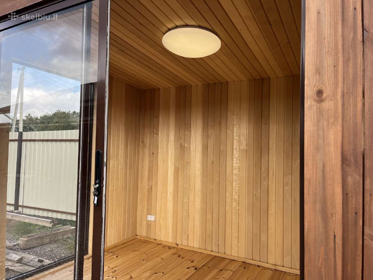 Pirtis sauna 5x2.5 su termo mediena - nuotraukos Nr. 5