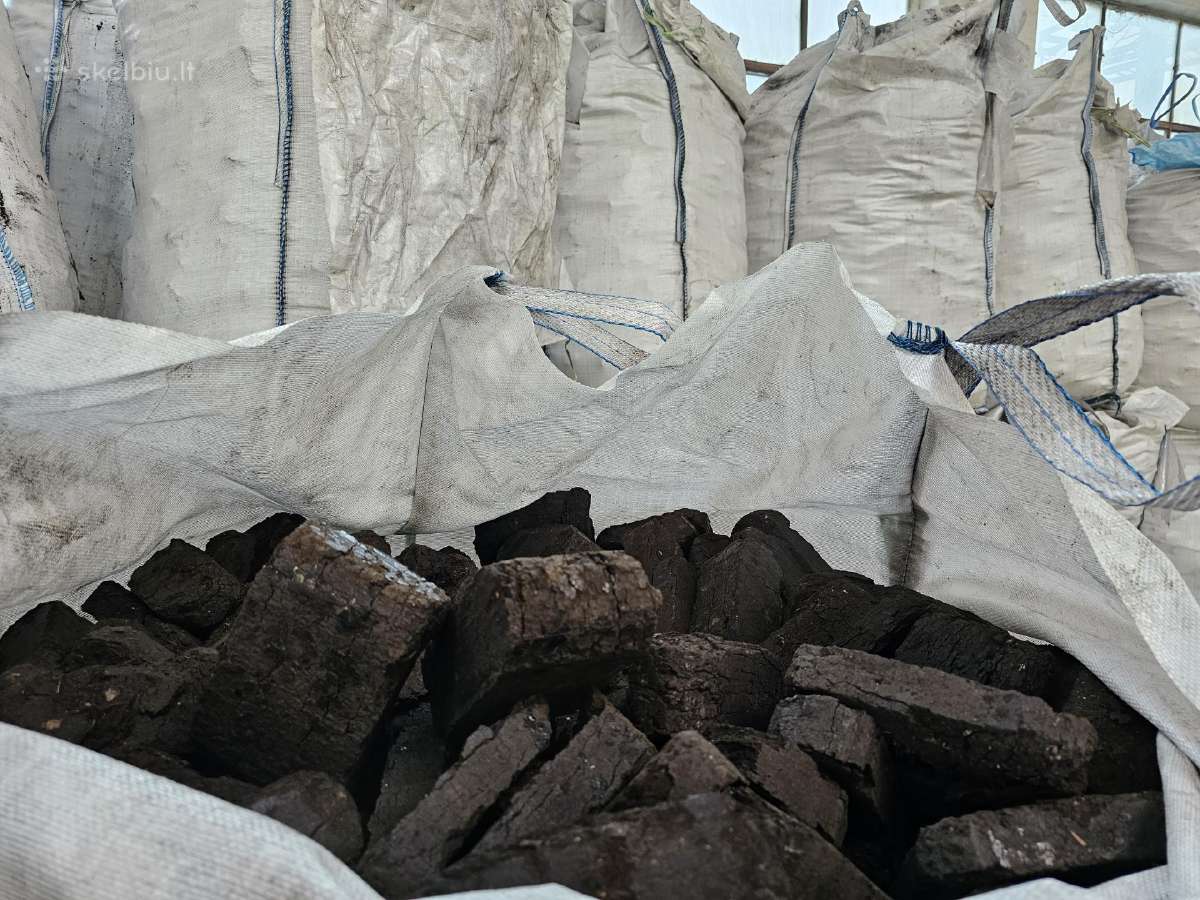 Medžio pjuvenų briketai, durpių briketai - nuotraukos Nr. 7