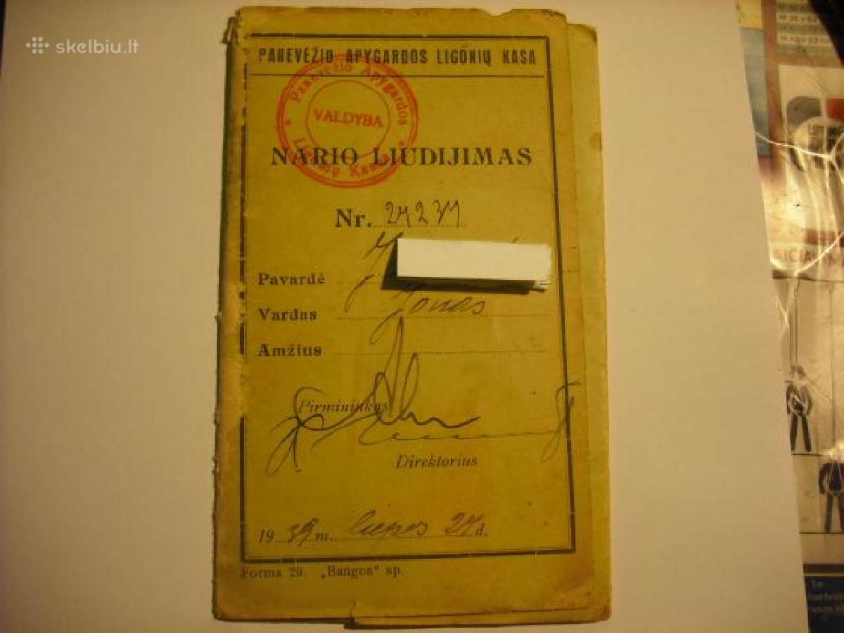 Lietuvos geležinkelis-važtaraštis,vekselis1927m. - nuotraukos Nr. 3
