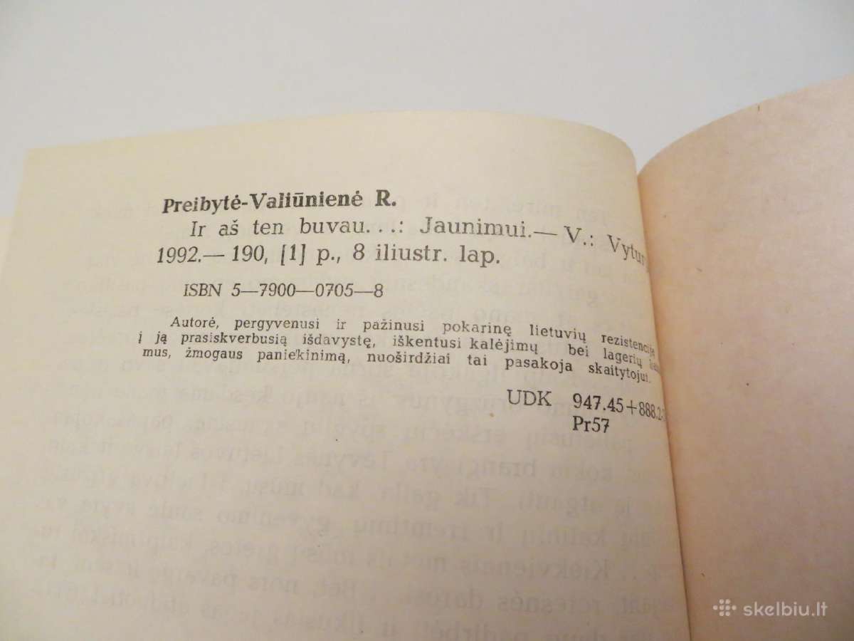 Knyga Ir aš ten buvau R. Preibytė-valiūnienė 1992 - nuotraukos Nr. 21
