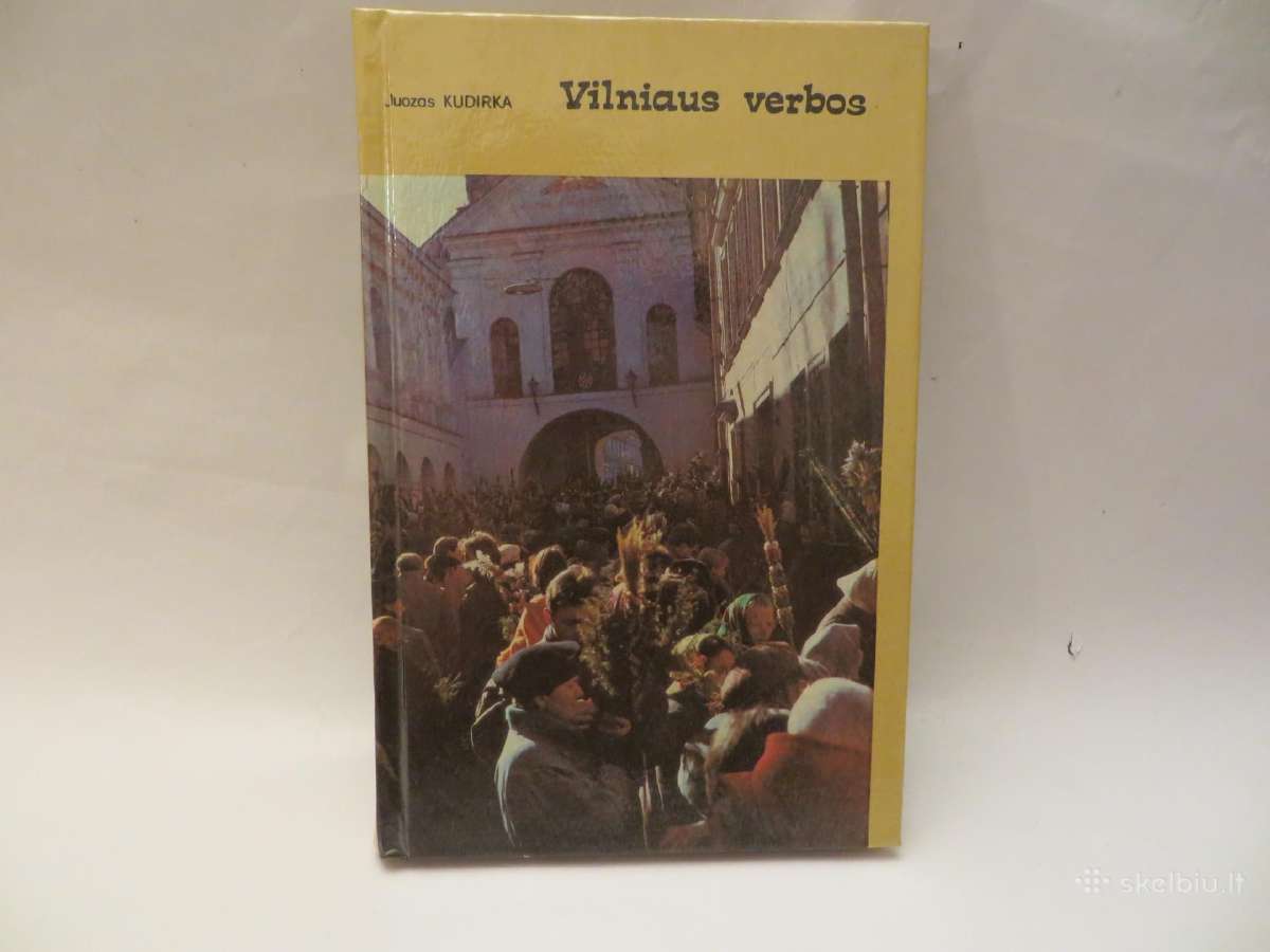 Knyga Vilniaus verbos Juozas Kudirka 1993