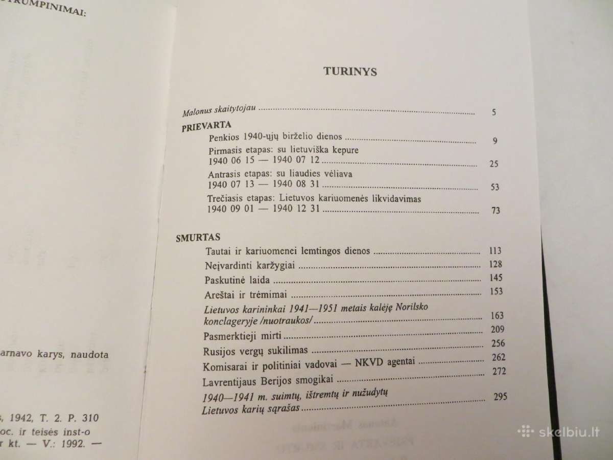 Knyga Prievarta ir smurtu Antanas Martinionis 1998 - nuotraukos Nr. 36