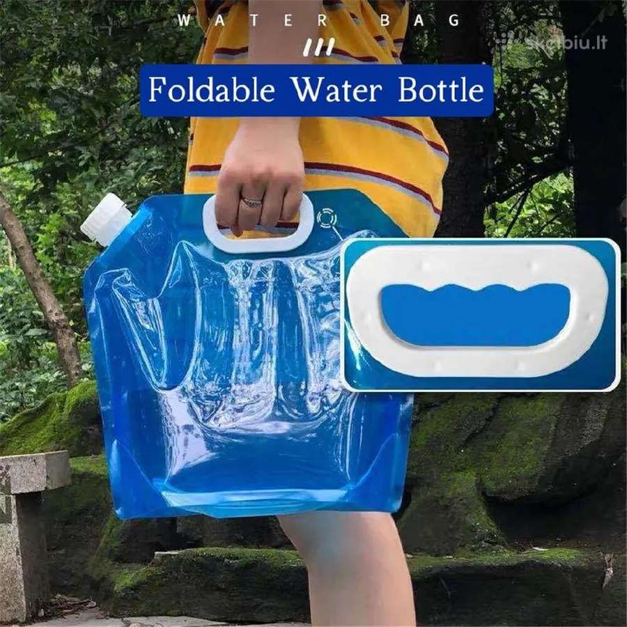 Kelioninis maišas / indas geriamam vandeniui, 5l