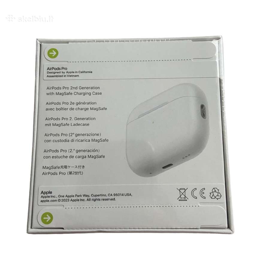 Naujos Airpods Pro Gen 2 ,Klaipėda, siunčiu. - nuotraukos Nr. 3