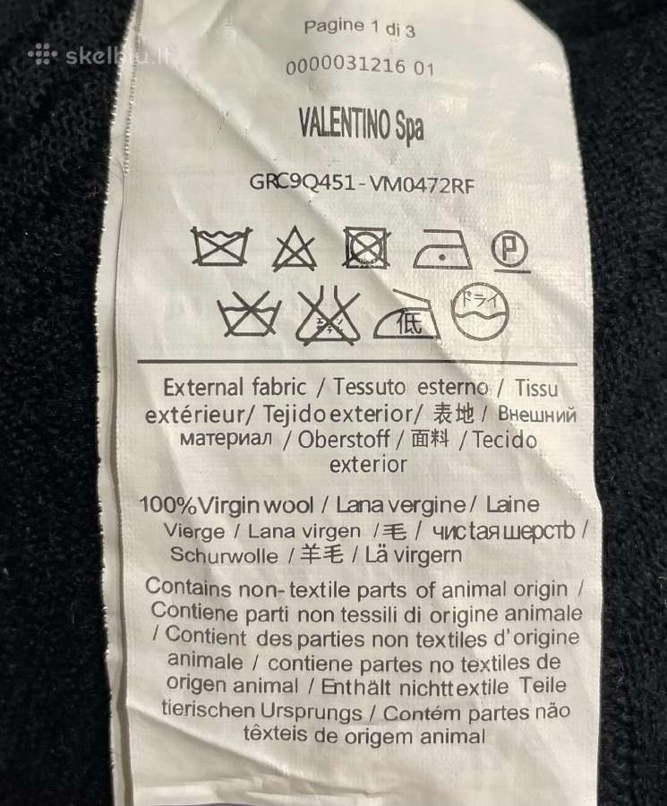 Valentino megztinis - nuotraukos Nr. 6