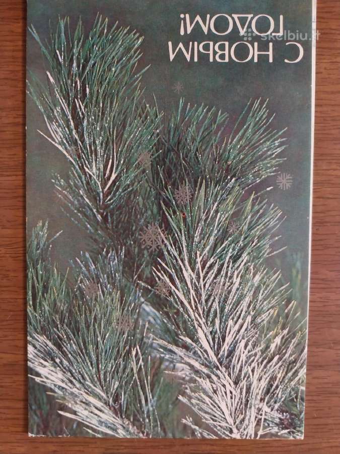 Naujųjų metų vintažiniai atvirukai, neprirašyti - nuotraukos Nr. 12