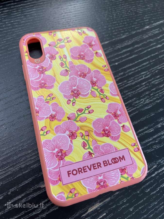 Tvirtas iPhone Xs Max telefono dėkliukas