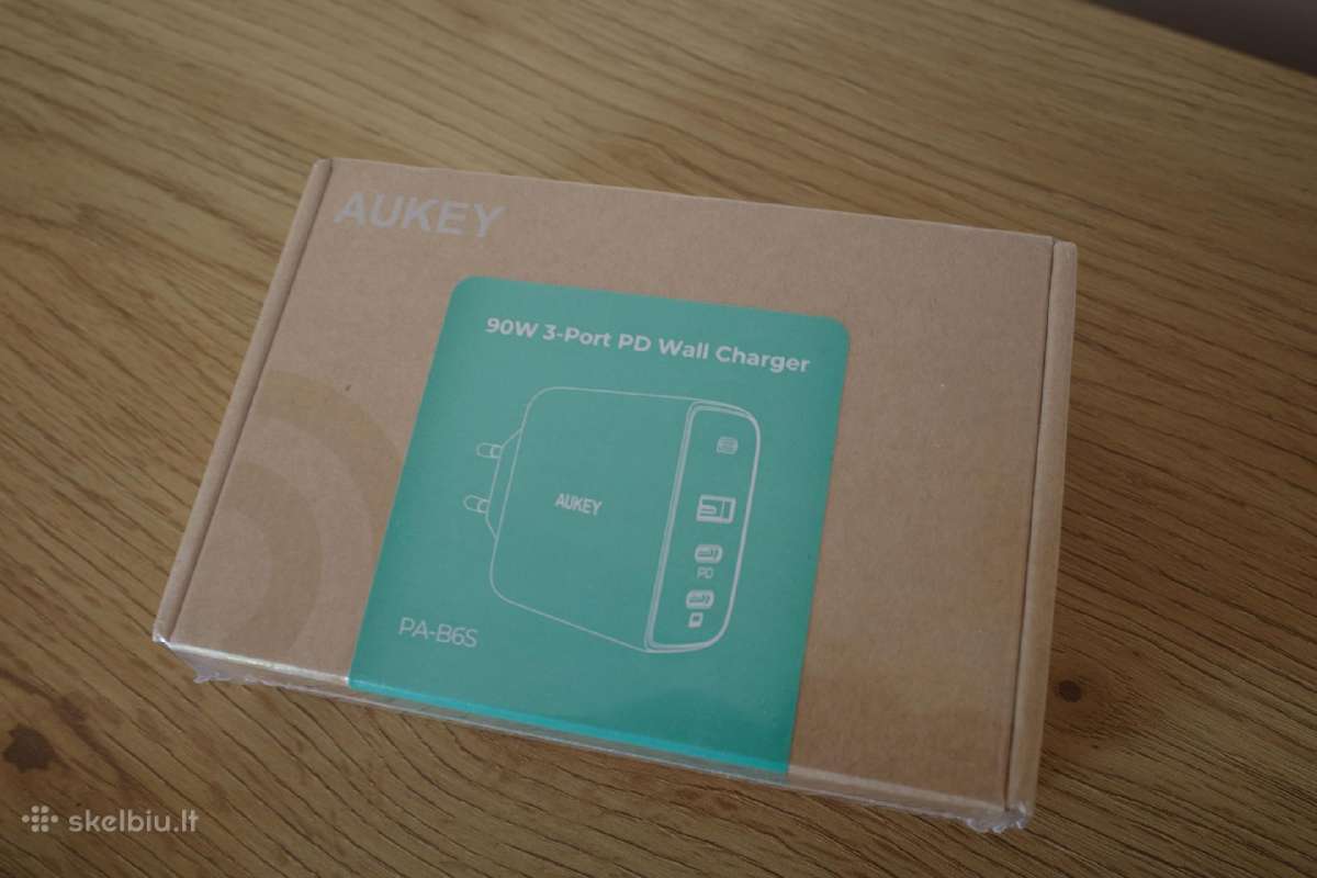 Kroviklis Aukey Pa-b6s (2xusb C + 1xusb A) 90w - nuotraukos Nr. 4