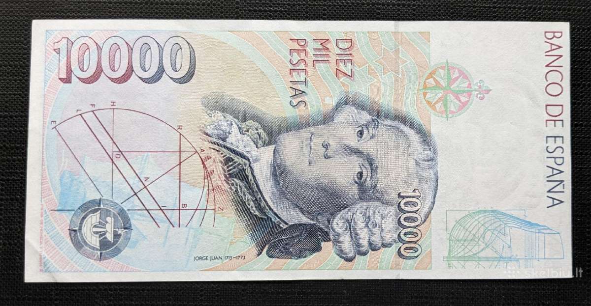 Ispanija 10 000 pesetų 1992 m. - nuotraukos Nr. 2
