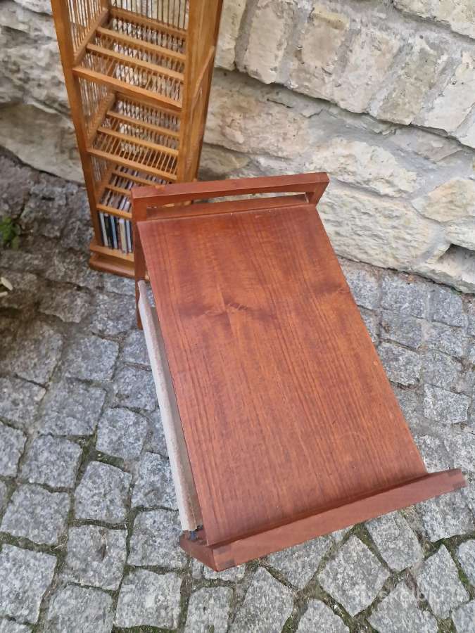 Vintažinis mid century tikmedžio staliukas - nuotraukos Nr. 4