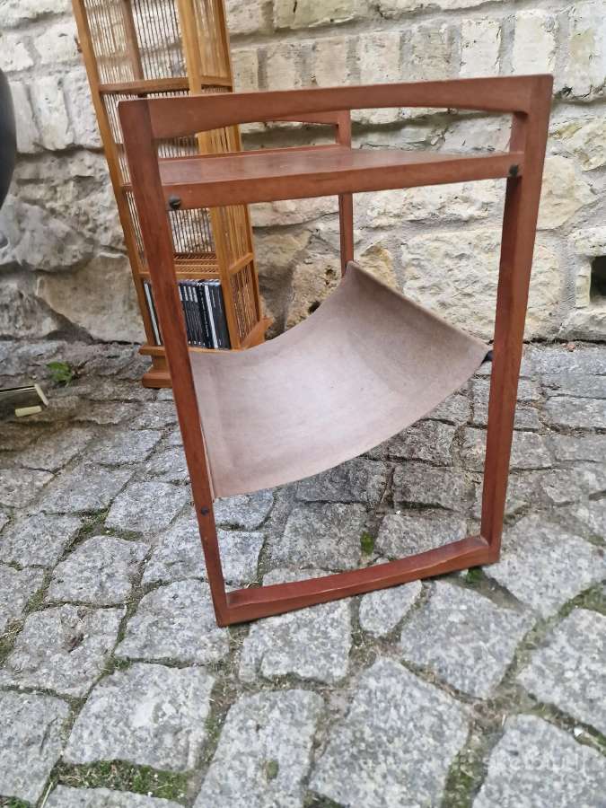 Vintažinis mid century tikmedžio staliukas - nuotraukos Nr. 7