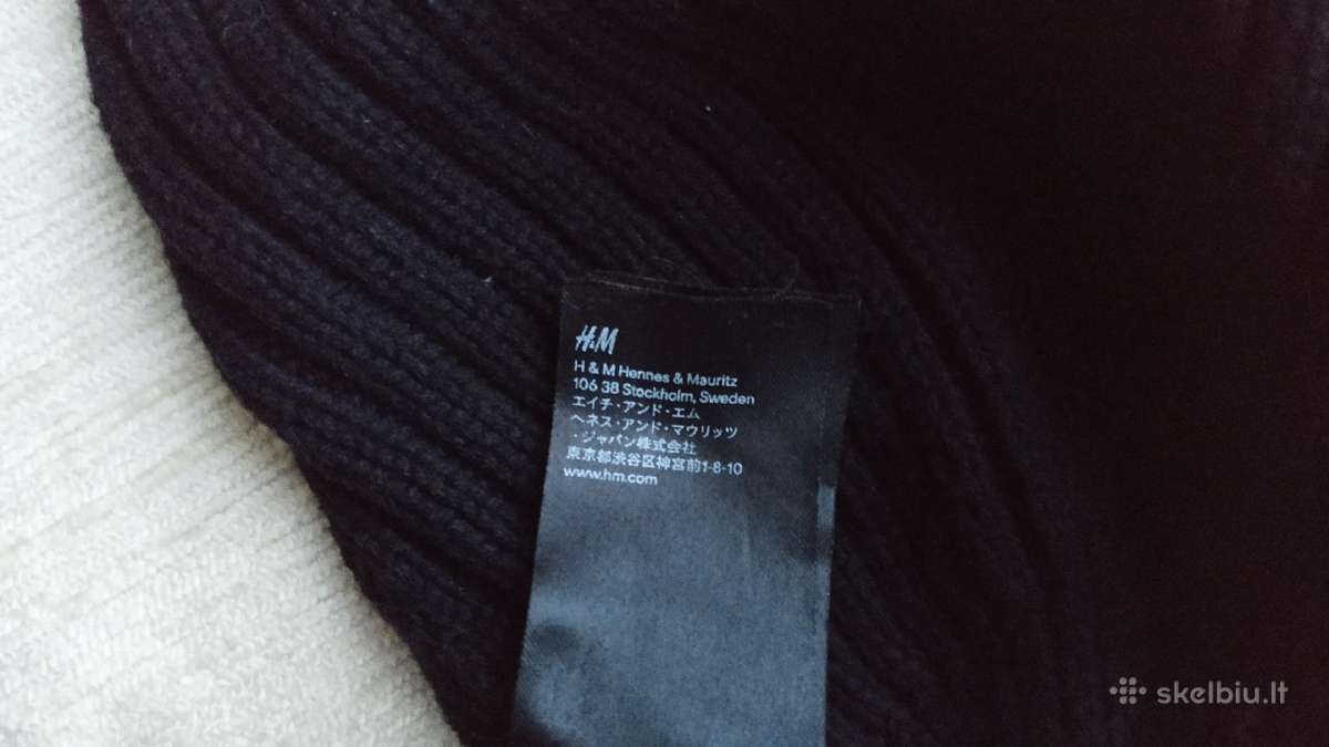 H&m vyriška kepurė, medvilninė 100% - nuotraukos Nr. 3