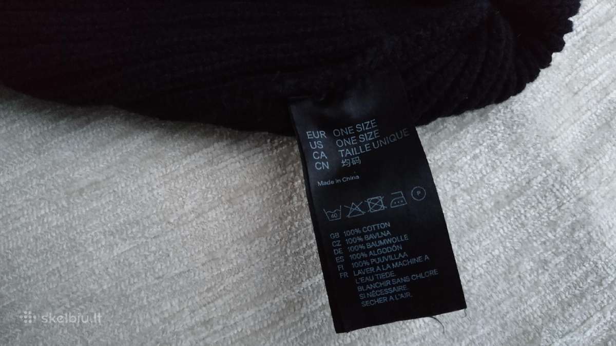 H&m vyriška kepurė, medvilninė 100% - nuotraukos Nr. 4