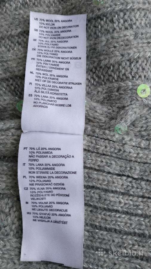 H&m vilnonis šalikas su angora - nuotraukos Nr. 4