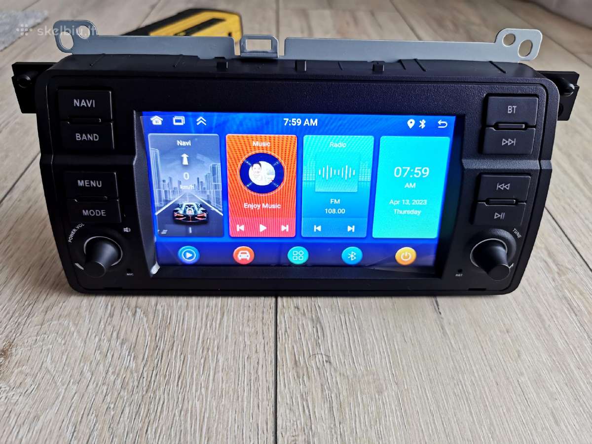 Nauja Bmw e46 Android Multimedija Carplay - nuotraukos Nr. 3
