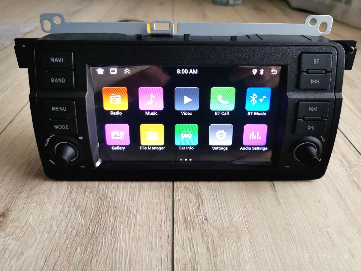 Nauja Bmw e46 Android Multimedija Carplay - nuotraukos Nr. 4